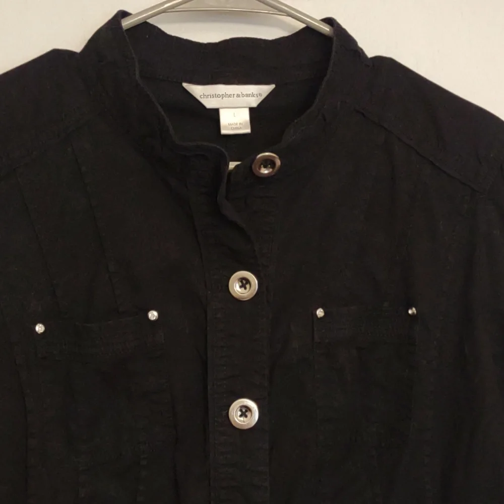 Christopher & Banks black jacket, large